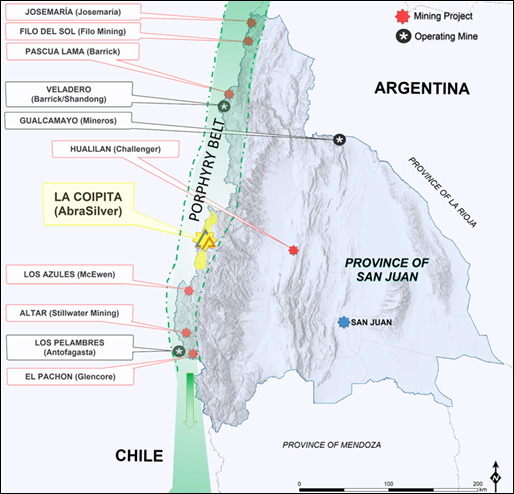 La Coipita Location Map