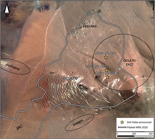 Plan View of Drill Results